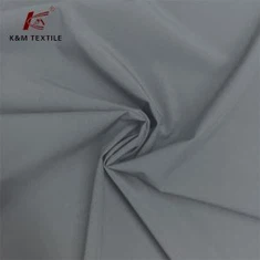 Tecido elástico de nylon 20D preto de 4 vias