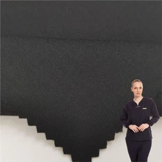 Tecido elástico de uniforme hospitalar