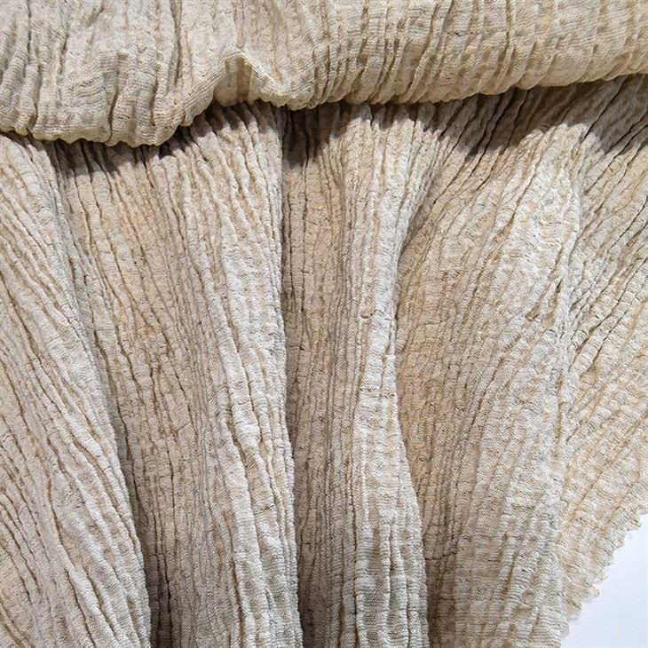 Rayon Linen Crepe Fabric factory